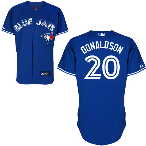 Josh Donaldson #20 mlb Jersey-Toronto Blue Jays Women's Authentic Alternate Blue Baseball Jersey